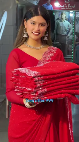 Teej offer 999  Saree only  No blouse piece  Address: pashupati plaza ground floor  Kathmandu new road kichapokhari  shop no G10 (9843113455) We deliver all over Nepal plus worldwide  Wholesale and retail shop Reasonable price and best price  #sale #saree #hellobeautifulangel #fyp #pashupatiplaza                                                                                                                                                                                                         @anshverma100 @Aayuu_69 @🥷ALIZEH🔪✪ 