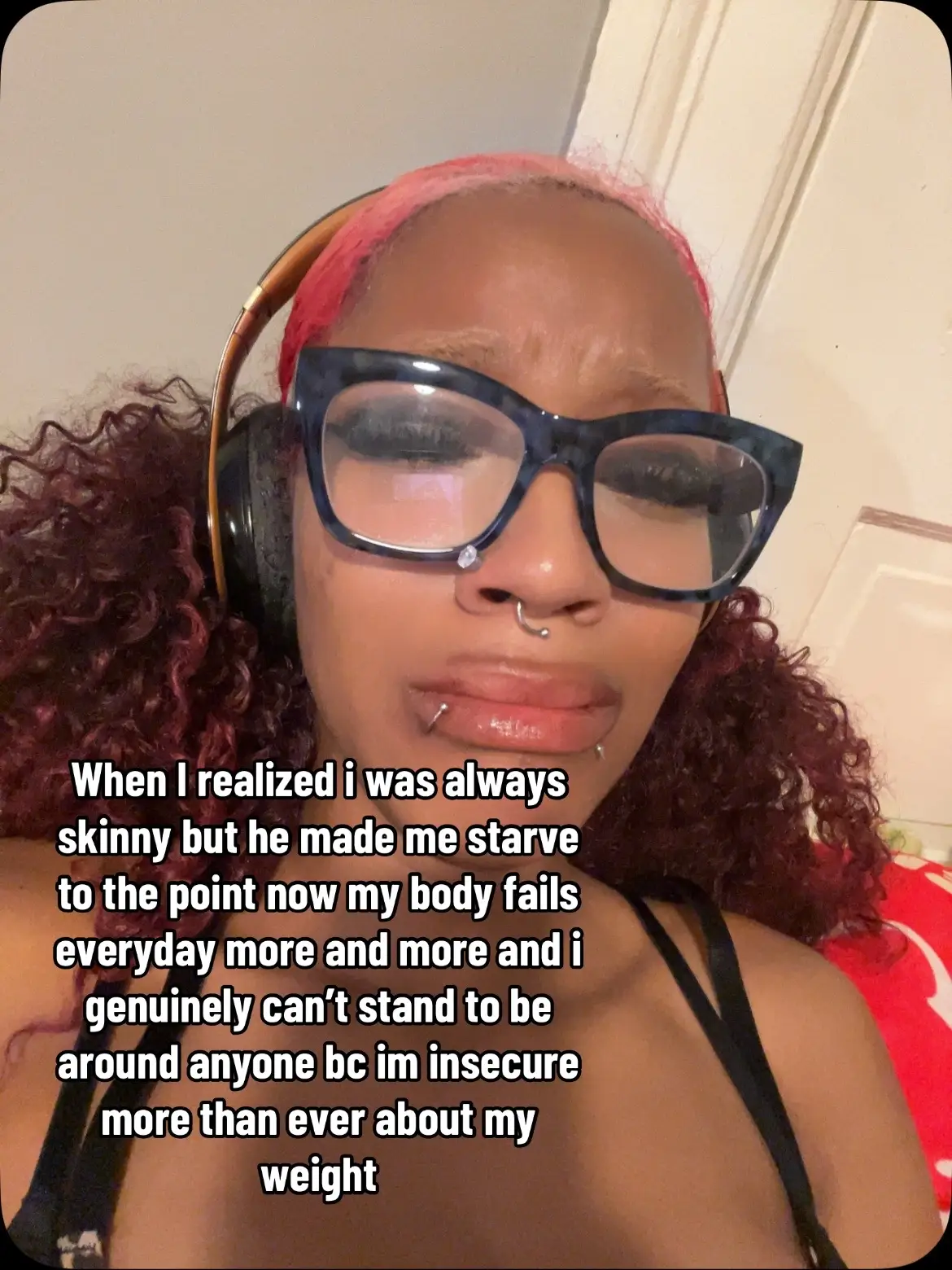 #fypシ it’s so scary i can see my ribs so clear and it’s disgusting 