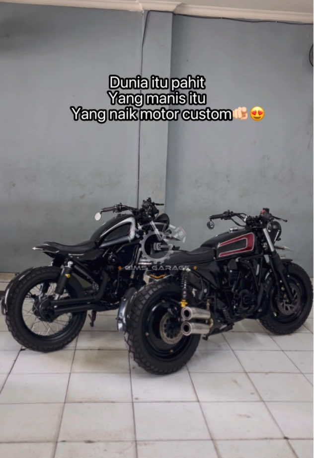 dijamin maniss banget😍dan makin keren juga di jalan😎yang minat gas langsung wa admin😊🙏🏻 #fyp #fypage #fypシ゚ #bobber #bobberstyle #viral #caferacer #motorcustom #motorcyle #viralvideo 