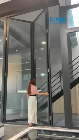 Minimalist design, maximum impact. 3M folding glass door that transforms your space. #foldingdoor #foldingdoorsystem #glassdoor #bifolddoor #bifoldglassdoor #aluminumdoor #aluminumfoldingdoor #modernhome #homedesign #interiordesign #homedecor #minimalistdesign #renovationideas #homemakeover #slidingglassdoor #customdoors #luxurydoor #3mdoor #tallglassdoor #framelessdoor #spaceoptimization #smartliving #openconceptdesign #doorinspo #renovationtok #homeimprovement #doorinstallation #tiktokhome #modernarchitecture #fyp 