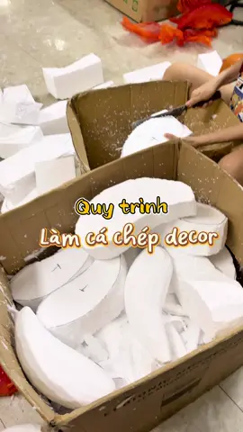 Quy trình để hoàn thiện 1 em cá chép decor Trung thu, decor Tết #cachepdecor #cachephandmade #cacheptrungthu #trungthu2025 #trungthu #tet #fishdecor #cachepkhonglo #cachep #decor #
