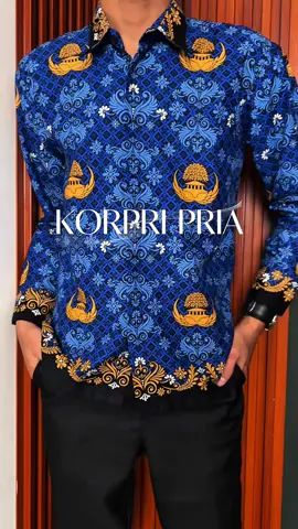 Baju seragam korpri pria buat kerja bahan katun c40s jadi nyaman saat di pakai tentunya sudah standar nasional #BatikManohara #korpri #OOTD #outfitbatik #korpripria 