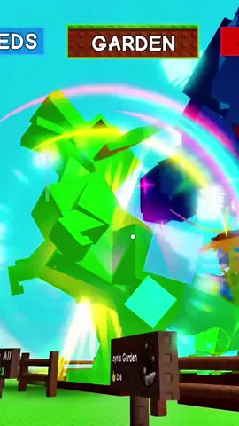 RAINBOW MUTANT ON GIANT DILOPHOSAURUS! This pet Leveling method is WAY too overpowered…. 😈 #roblox#blowthisup#growagarden#fyp#kitsune