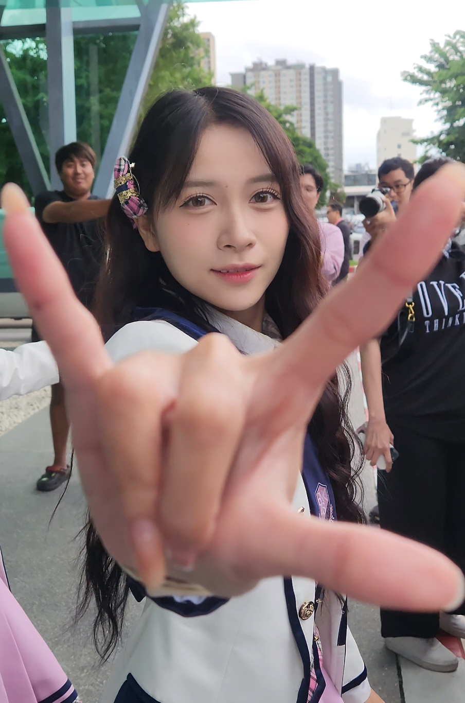 รักค้าบบบ😳🤟🏻 #hoopbnk48 #bnk48 @ผัดไทลี 