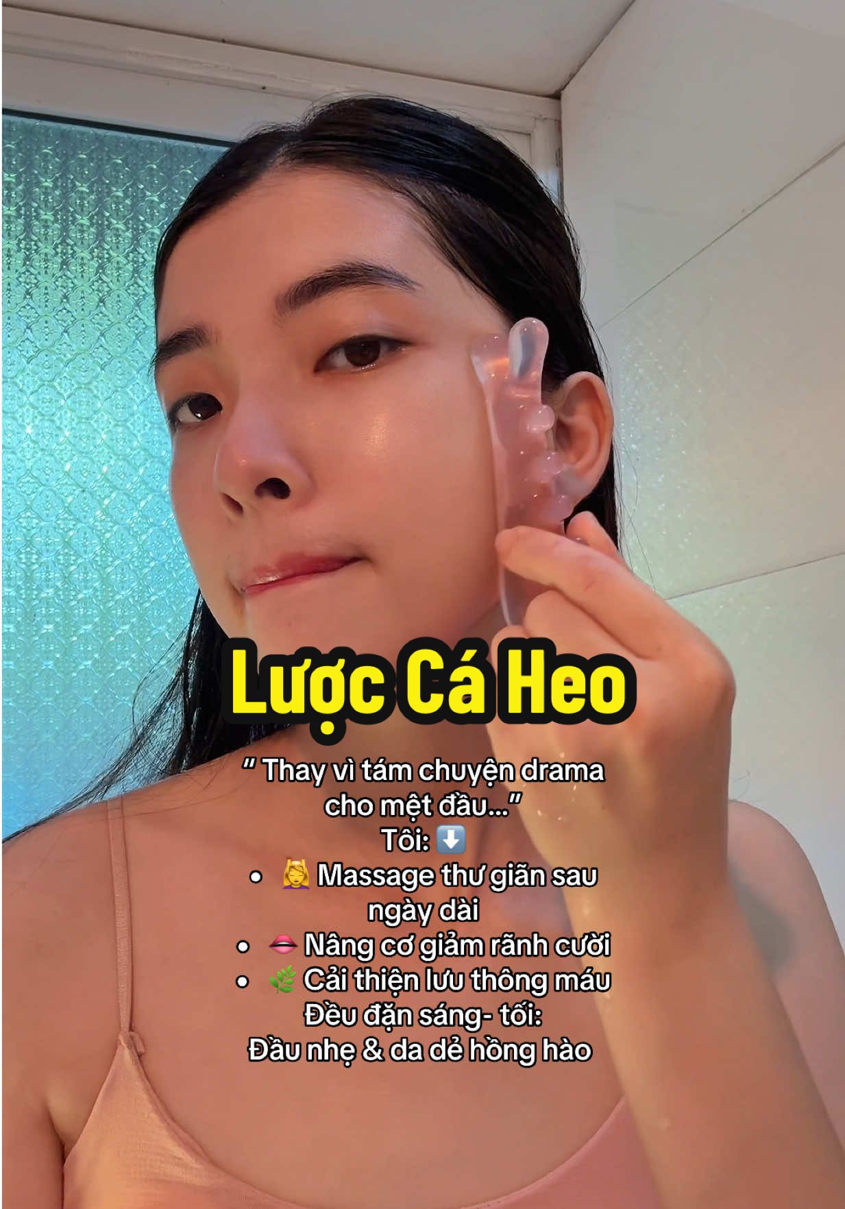 Vừa giảm strees lại còn đẹp da #xuhuong #lamdep #nangcomat #luocmassagedau 