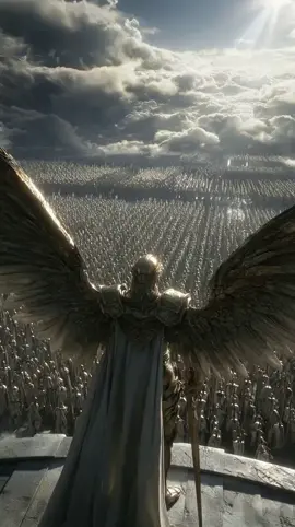 Angel army,ready to fight for God at all times.#heaven #aigenerated #faith #creed #angel #army #armor #battle #fightforgod #honor #jesus #viralvideos #foryoupage #wolink 	