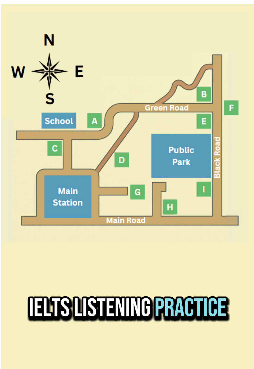 🎧 IELTS Listening Practice – Map Challenge! Can you find The Museum before the answer is revealed? 🏠🧭 Listen carefully and try to spot it on the map! Comment if you want more practice like this! #ielts #ieltslistening #listeningskills  @English BUFF 