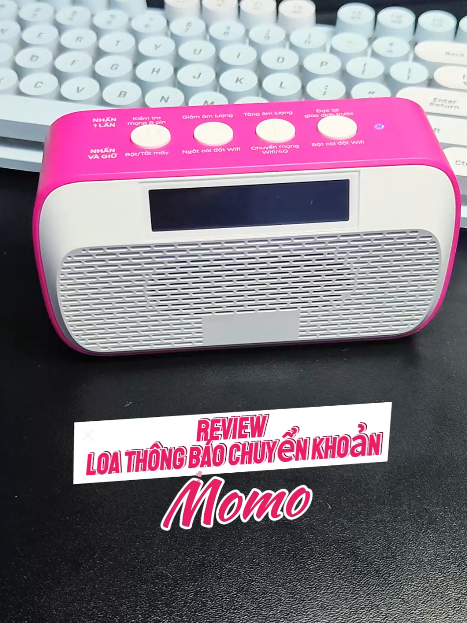 review chiếc loa thông báo chuyển khoản momo tiện lợi cho nhà bán hàng #_10taphoa #loathongbaochuyenkhoan #loamomo  #momo #xuhuong #xuhuongtiktok 
