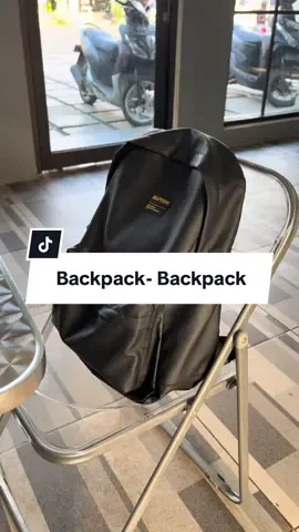 si hitam manis, ransel dari @GUTENINC  #backpack #tasransel #tassekolah #backpackhitam 