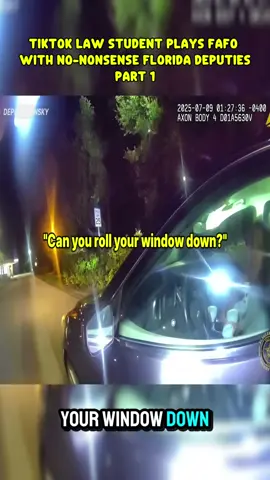 TikTok Law Student Plays FAFO With No-Nonsense Florida Deputies #cops #police #bodycam #trending #viral 