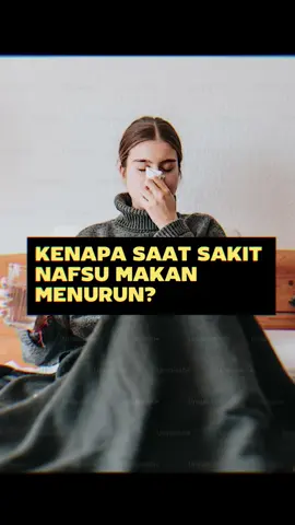 Nafsu makan bisa menurun saat sakit karena tubuh sedang memprioritaskan energi untuk melawan infeksi atau memperbaiki jaringan yang rusak. Berikut beberapa alasan biologis dan fisiologis mengapa ini terjadi: 1. Respons Sistem Imun Saat sakit (seperti flu, infeksi, atau demam), sistem imun melepaskan sitokin — protein kecil yang membantu komunikasi antar sel imun. Sitokin tertentu seperti interleukin-1 (IL-1) dan tumor necrosis factor (TNF) bisa memengaruhi pusat nafsu makan di otak (hipotalamus), menyebabkan penurunan selera makan. 2. Perubahan pada Pencernaan Tubuh secara otomatis memperlambat proses pencernaan saat sakit. Ini untuk menghemat energi dan fokus pada proses penyembuhan. Perut bisa terasa penuh, mual, atau tidak nyaman — semua ini mengurangi keinginan untuk makan. 3. Demam dan Rasa Lelah Demam meningkatkan suhu tubuh dan mempercepat metabolisme, yang bisa membuat tubuh terasa lemas dan kurang berminat untuk makan. Selain itu, kelelahan dan rasa sakit bisa membuat orang kehilangan minat terhadap makanan. 4. Indra Pengecap dan Penciuman Terganggu Saat sakit, terutama saat pilek atau infeksi saluran napas atas, indra penciuman dan pengecap bisa terganggu. Karena rasa makanan sangat bergantung pada penciuman, makanan jadi terasa hambar atau tidak menarik. 5. Efek Psikologis Sakit sering menyebabkan stres, kecemasan, atau mood rendah, yang juga bisa menurunkan nafsu makan. Catatan penting: Meskipun nafsu makan menurun adalah respons alami, tubuh tetap membutuhkan nutrisi untuk mempercepat pemulihan. Kalau sulit makan besar, bisa coba makanan ringan, sup hangat, atau minuman bergizi seperti jus buah dan susu. #sakit #demam #fy #fypシ #foryoupage #4u #capcut #follow #CapCut 