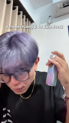 pakek hair color spray salsa dulu sblum pakek yg permanent😭