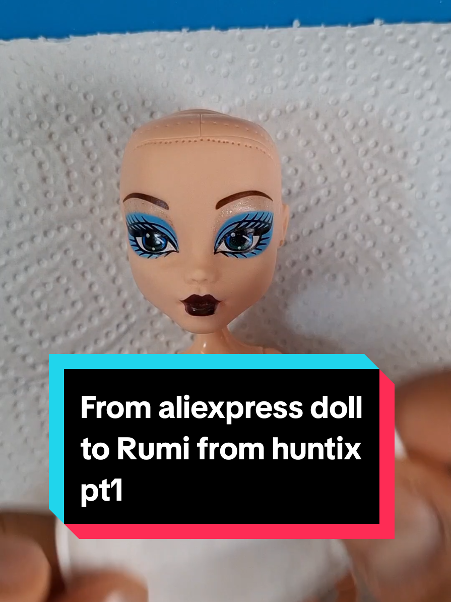 let's save this poor fake Monster high from aliexpress an make Rumi #part1  #monsterhigh #monsterhighdolls #kpopdemonhunters #kpopdemonhunter #huntrix #foryoupage❤️❤️ #fyp #dolls  #pourtoipage #pourtoii 