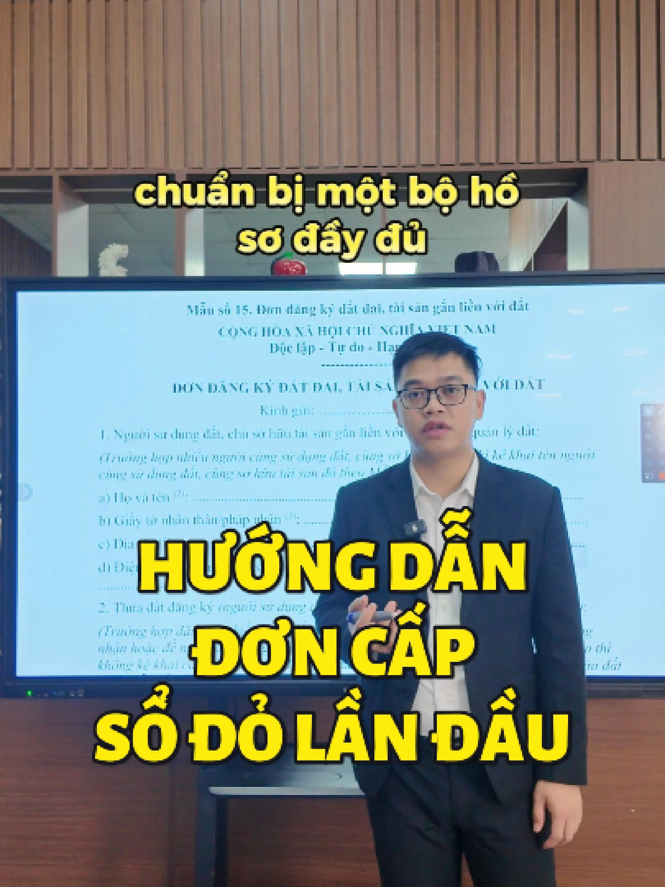 Hướng dẫn soạn đơn cấp sổ đỏ lần đầu ai cũng có thể làm được #LearnOnTikTok #luatsutuvan #luatsu