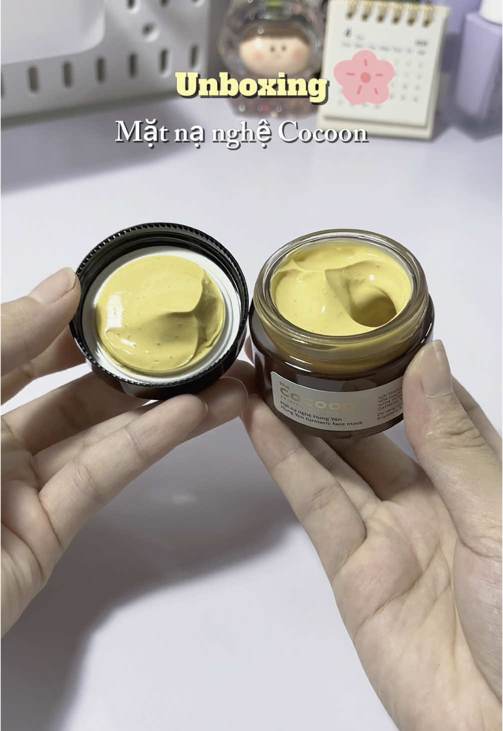 Mặt nạ nghệ Hưng yên - giúp làm sáng da, minh màng mờ thâm sau mụn✨#matnadatset #matnabidao #cocoon #cocoonvietnam #skincare #reviewlamdep #unboxing #goclamdep #viral #xuhuong #xh 