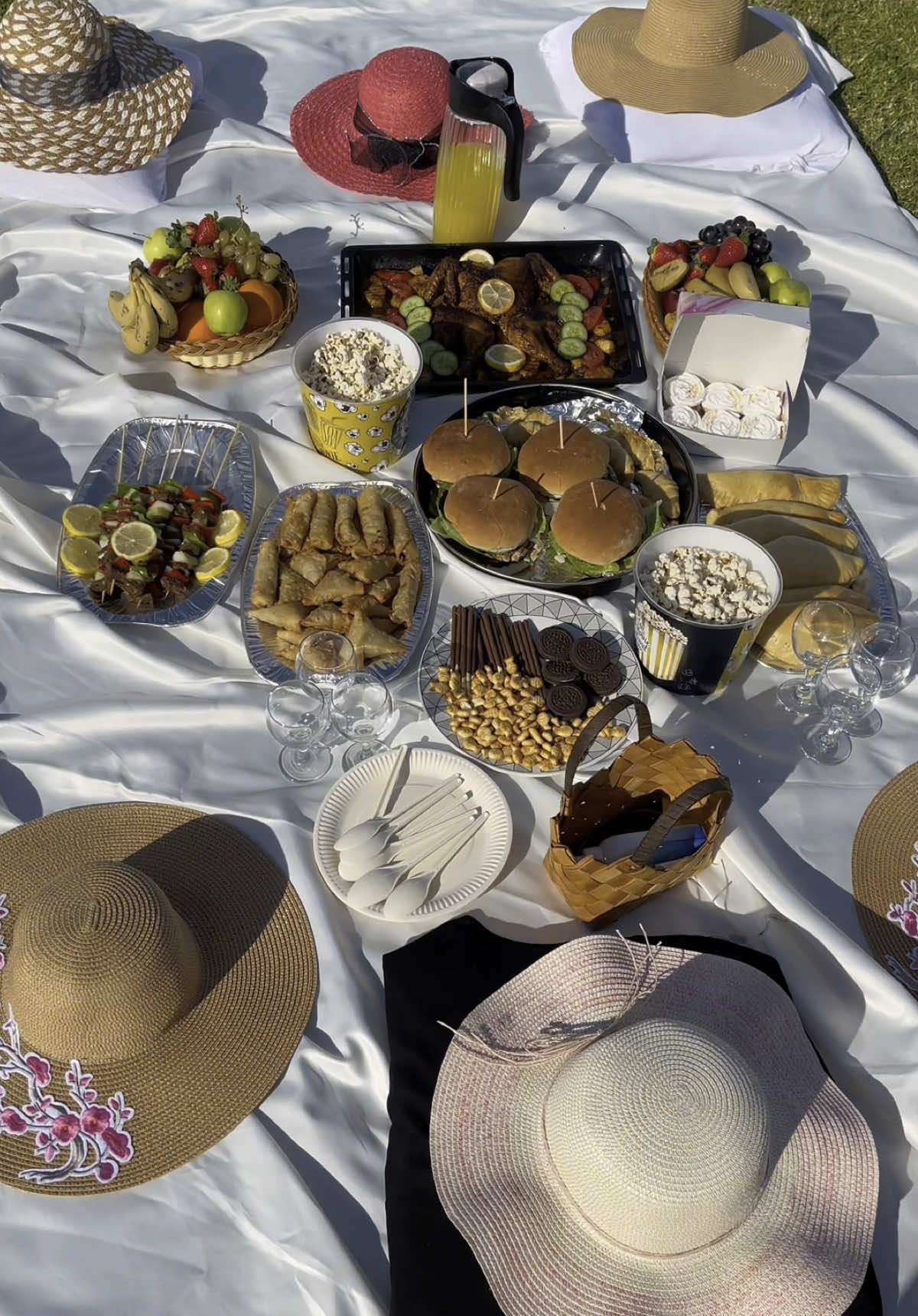Summer szn for Picnics🧺✨🌚 #drafts #picnic #summertime #picnicideas #picnicdate #picnicaesthetic #picnicday #funday #foodies #fyp #viral 