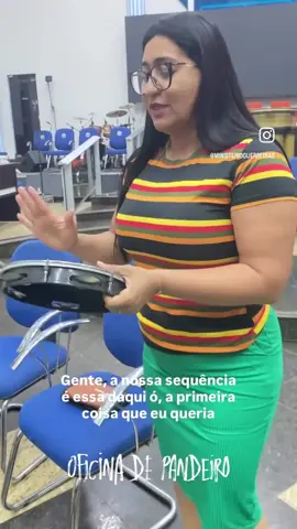 Vem com a gente em mais uma oficina de pandeiro! #pandeiroiniciante #pandeiro #igreja #mulheres #aula 
