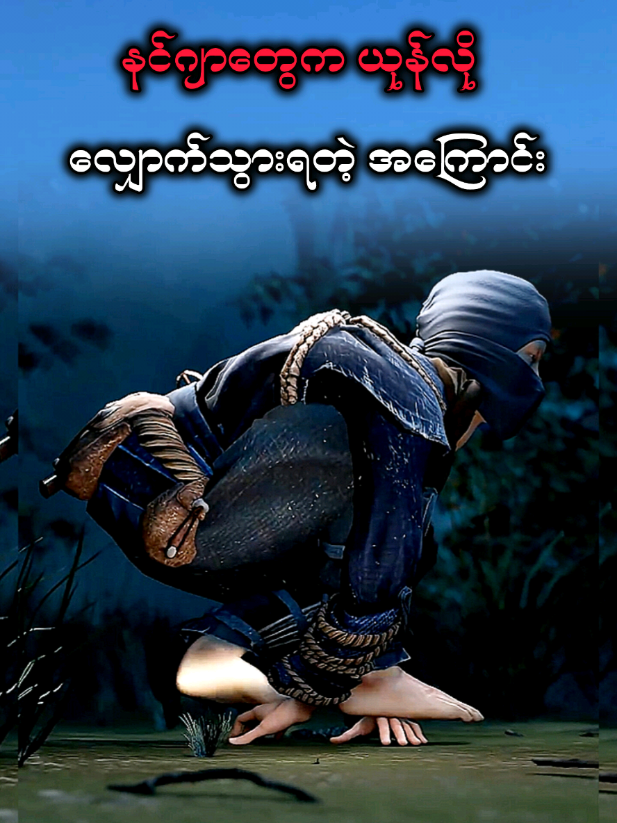 နင်ဂျာတွေက ယုန်လိုလျှောက်သွားရတဲ့ အကြောင်း 🤔#ဘာသာပြန်ဗီဒီယို 