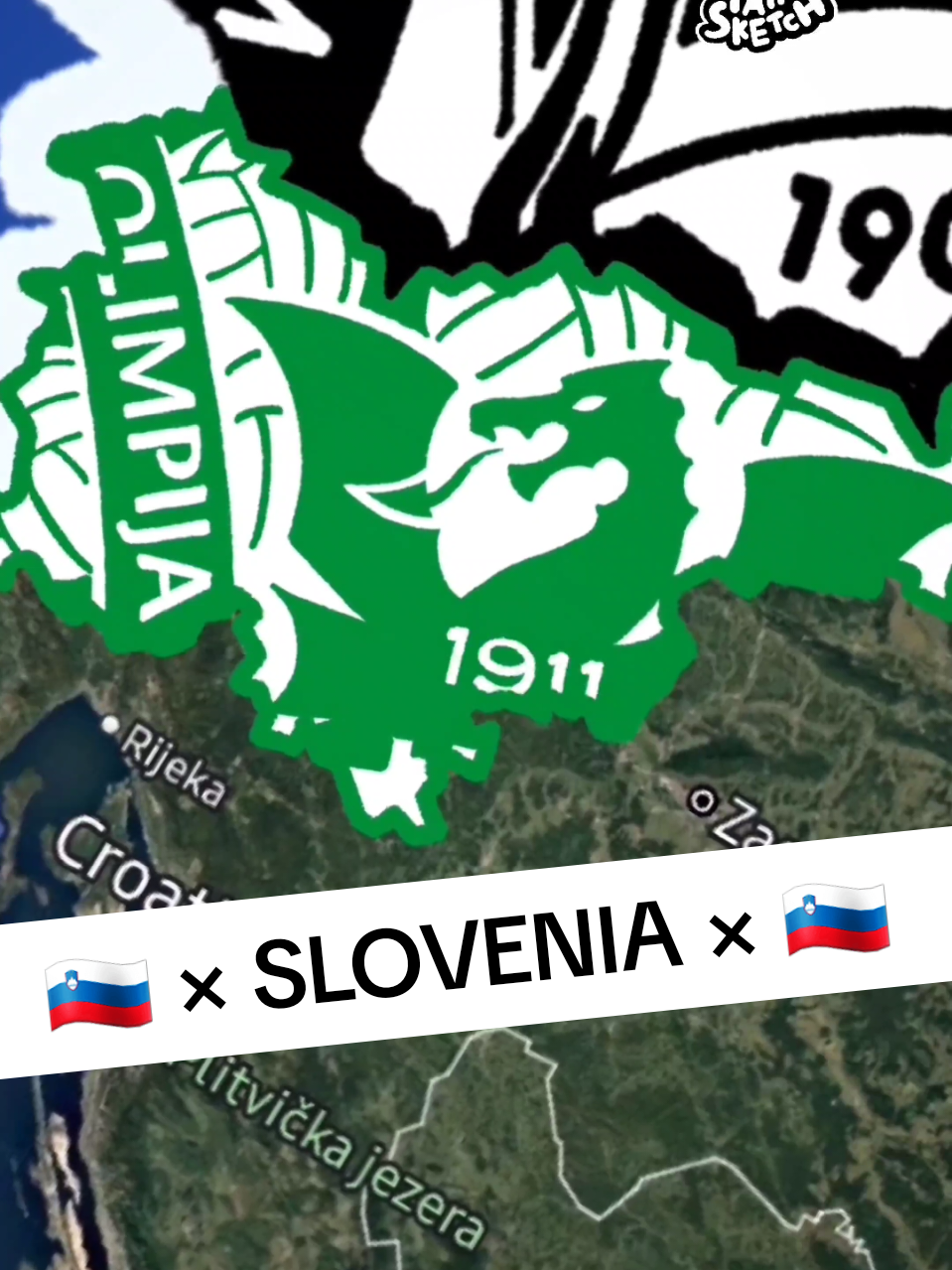 🇸🇮 Olimpija Ljubljana × Slovenia 2025 Champions! 🐉🤍💚  🗺️ Who to Add Next to the 2025 Map of Champions!? 🔥 More Football Art 👉 @taiasketch  #Slovenia #Olimpija #Ljubljana #OlimpijaLjubljana #nkolimpija #championsleague #football 