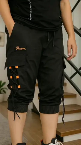Celana Jogger 3/4  Shorts Cargo Army Celana Pendek Pria#celanajogger #joggercargo 