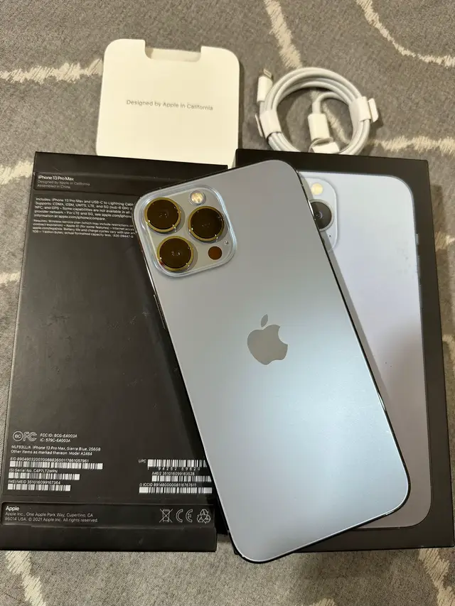 Iphone 13 Pro Max 256gb Sierra Blue  no issue gana po lahat - makinis 83% battery health - matagal ma-lowbat no history of repair - no dents/scratches complete inclusion: same imei box, cord, case and unit  24k 