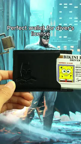 Minimalist Outside. Superhero Inside 💼🦇#MinimalGear #BatHeroEDC #IDReady #UtilityWallet #pockettech #fyp #tiktokshop 