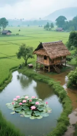 vibes suasana desa yang indah,, #vibes #fyp #suasanadesa #kampung #nature 