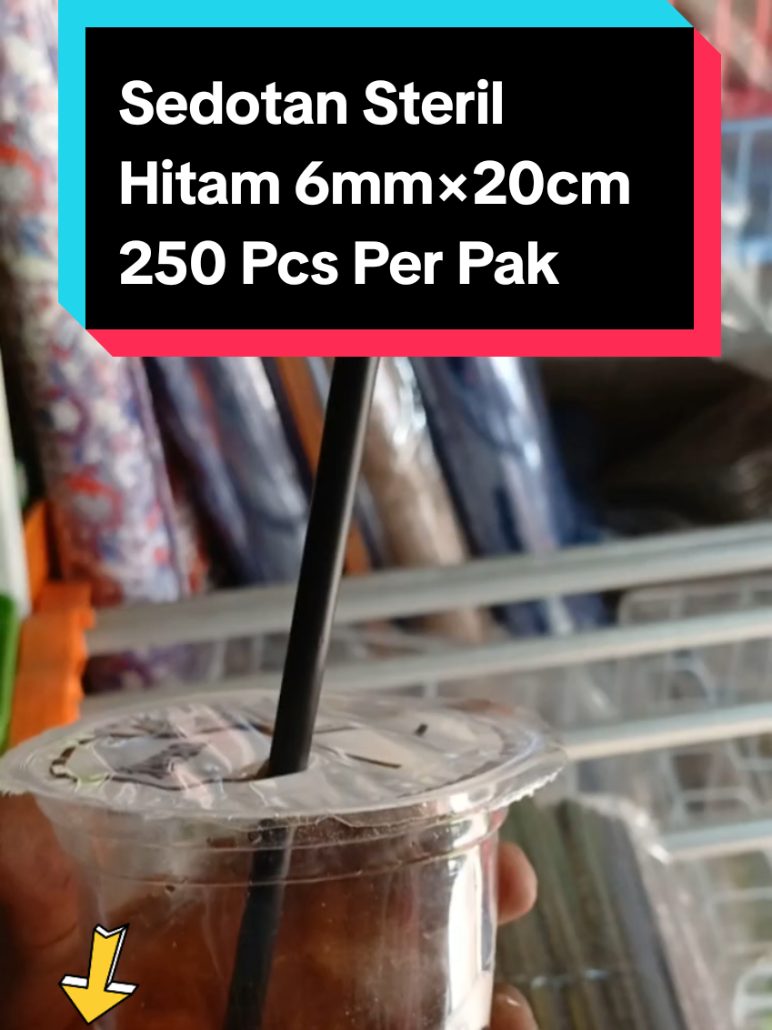 Sedotan steril hitam, sedotan lancip isi 250 pcs. #fadelastore #sedotan #sedotansteril  #sedotansterilhitam  #sedotansteril6mmx20cm #sedotanramahlingkungan #sedotanesteh 