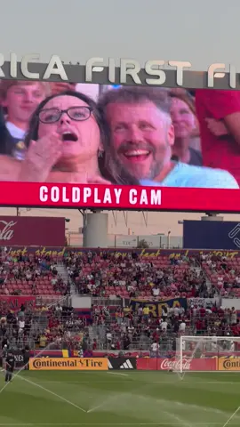 #RSLfans know what’s up #coldplay #affair #jumbotron #REALsaltlake #Soccer #luna #MLS #appleTV 