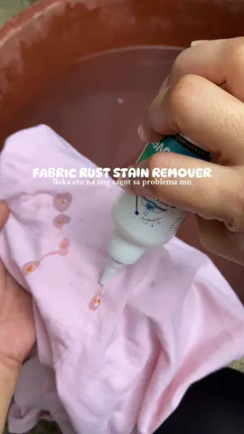 Baka eto din kailangan mo ang fabric rust stain remover .No more kalawang na talaga sa damit  #rustremover #fabricrustremover #ruststainremover #fabricruststainremover #fypシ゚ 