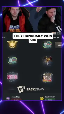 they randomly won 50k