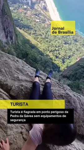 ⚠️ Um vídeo que circula nas redes sociais mostra uma turista sentada na famosa 