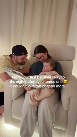 The nights I’ve always dreamed of 📚 #babysfirstbirthday #birthdaygirl #birthdaybaby #bedtimeroutine #bedtimestory #newparents #momtok #girlmom 