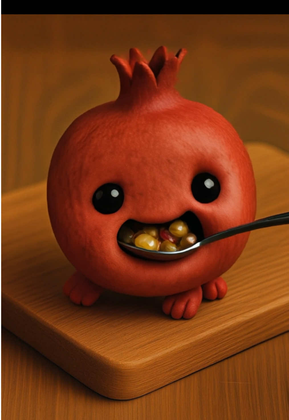 My baby pomegranate 🥰 #creature #ai #cute #asmr #asmrsounds #fyp 