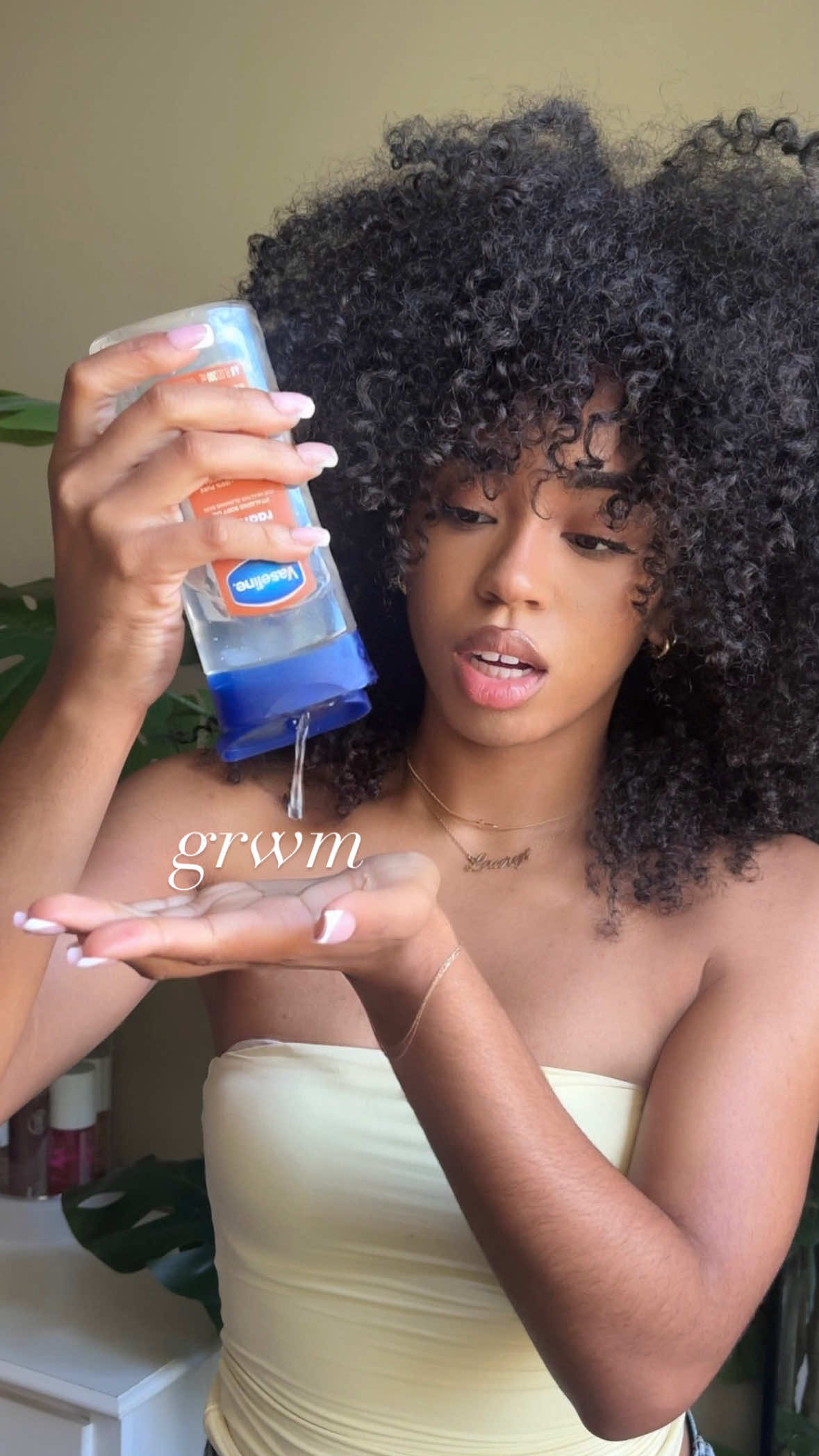 grwm: curly hair + beauty product recommendations #curlyhair #naturalhairtiktok #curlyhairproducts #blackgirltiktok #curlyhairstyles 
