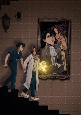 levi and hange are gonna get jumpscared in 3..2..|| Full credits for the artwork: J19971225 on X #levihan #leviackerman #hangezoe #AttackOnTitan #aot #shingekinokyojin #snk 