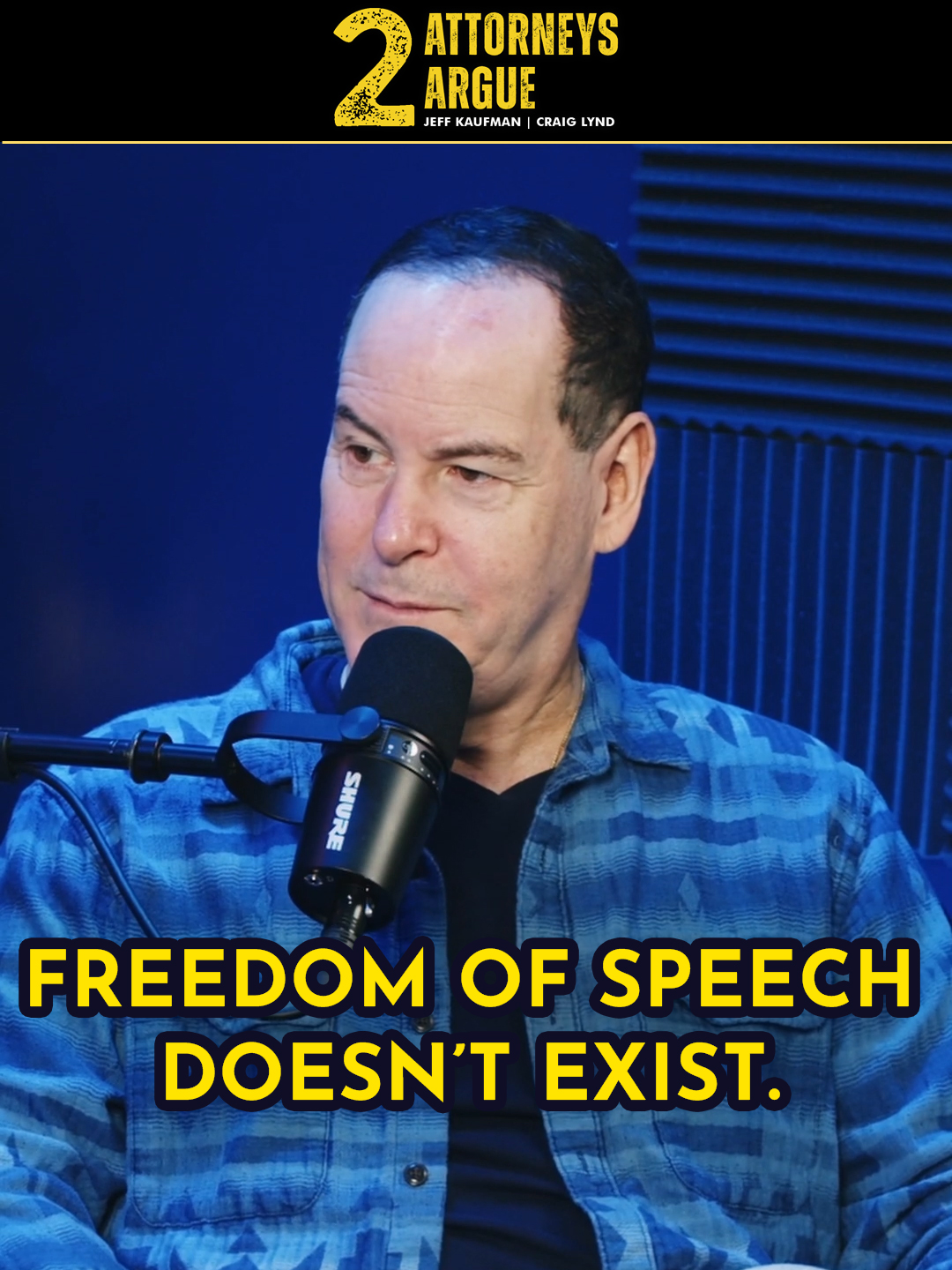 Freedom of speech #underoathpodcast #jeffkaufman #craiglynd #2attorneysargue #attorneysoftiktok