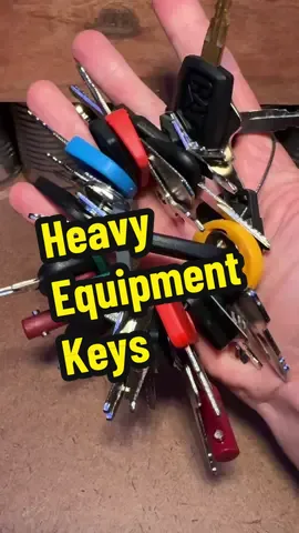 These heavy equipment keys allow preppers to operate heavy machinery after a natural disaster or other crisis. Clear debris, open roads, and more.  #prepper #survivaltips #bluecollar #heavyequipment #shtf 