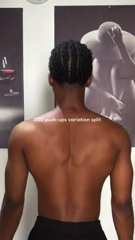 My 200 push-ups a day for 30 days variation split, don’t forget to rest:)