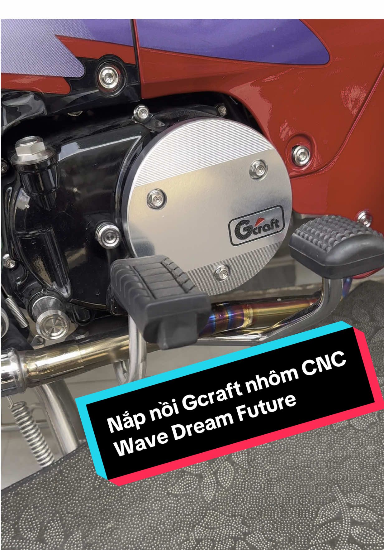Nắp nồi Gcraft đẹp thôi nhé luôn . Ae đi Wave Dream thì lên gì cho đẹp , xem hết clip nha ae #xuhuongtiktok 