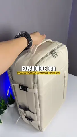 Replying to @shing24 Expandable Luggage Backpack with shoe compartment. Multifunctional travel bag narin to kaya pwedeng handcarry, suitcase-style carry, or backpack! #luggagebackpack #luggagebag #expandablebag #bagexpandable #travelbackpack #shoecompartment @Sup Dream Store 