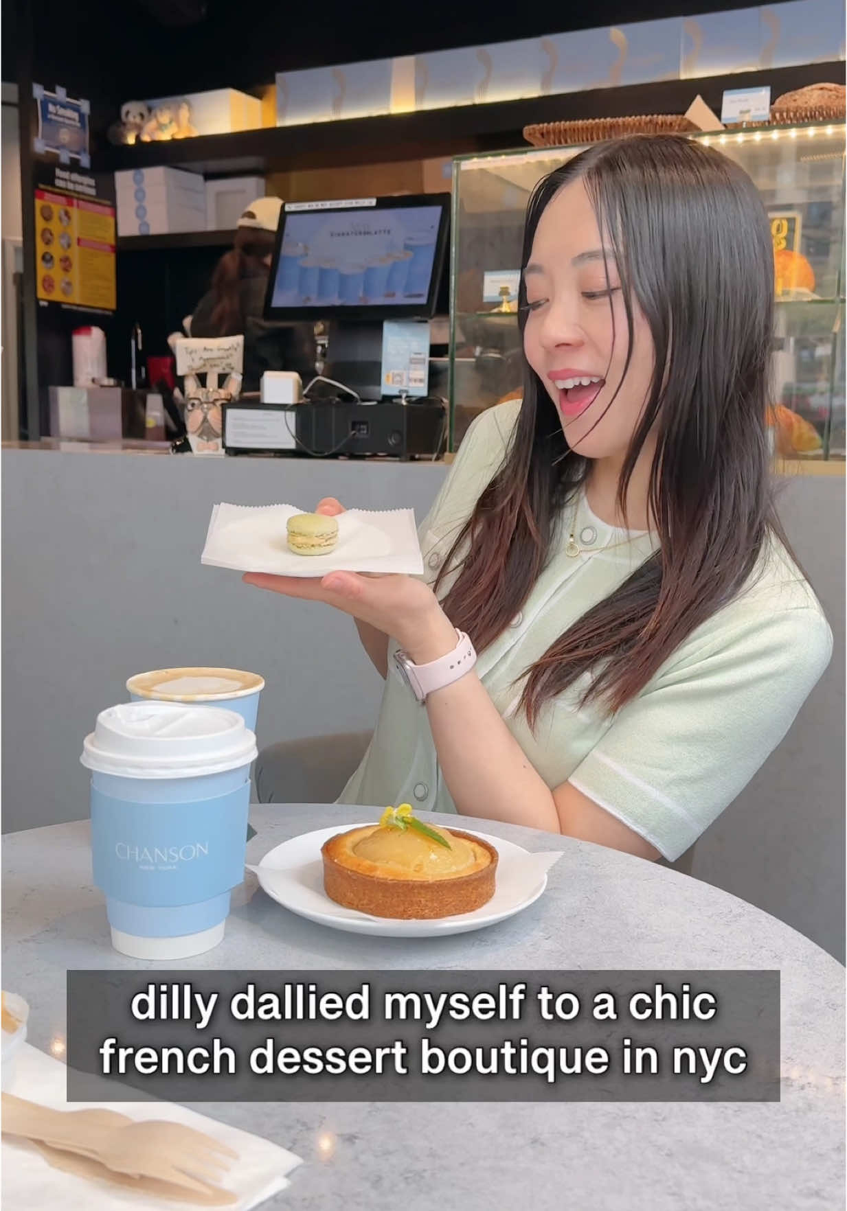 dilly dallied myself to a chic dessert boutique @PatisserieChanson  #hangryasians #macaron #nycdesserts #frenchcuisine #frenchbakery #빵 #tart 