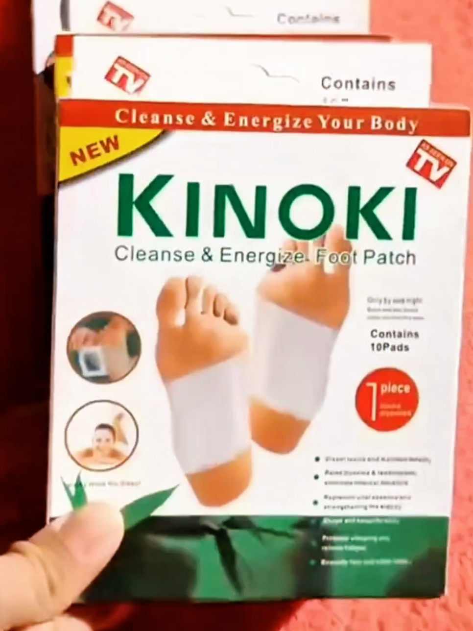 Kinoki nos pés — acorde leve, relaxado e detox! 😌✨” #detox #kinoki #pes #dor #dormir 