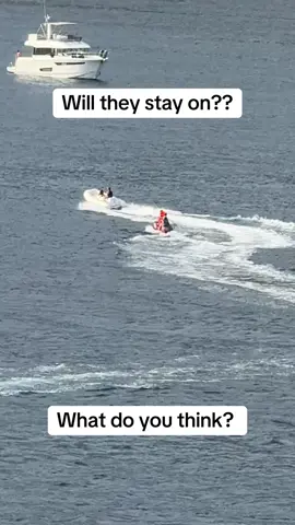 🚤 Hold on tight! This boat’s not messing around 😱💦 Will they stay on… or take a flying dive? 🎯👀 #BoatLife #InflatableFails #SummerVibes #HoldTight #WillTheyFall #EpicMoments #FYP #TikTokChallenge #WaterFun 