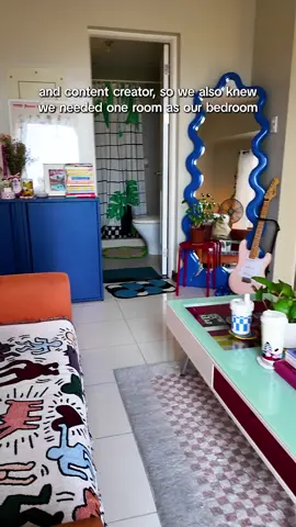 @ang.elu and Nix's 67sqm in Manila is a vibrant, colorful, and full of personality. #apartmenttour #hometour #apartmenttherapy