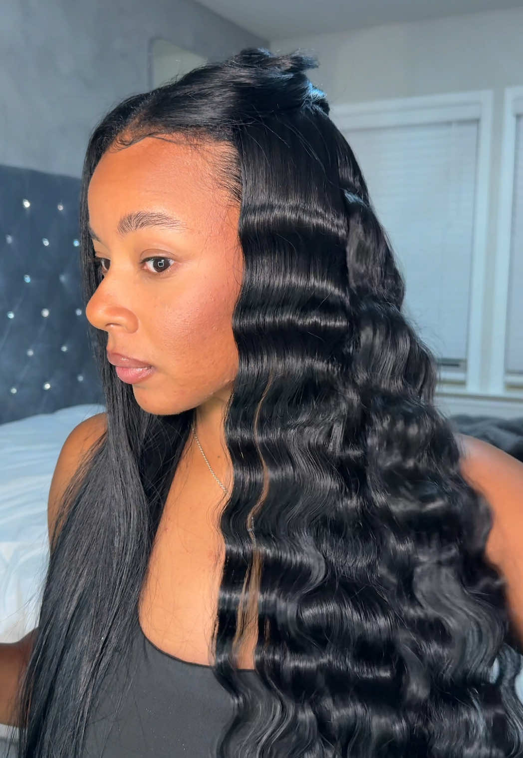 Crimp my hair with me 🫶🏽 I loveeee how this came out & the Tymo Rovy Compact made this style super easy to achieve.  I really want to step outside of my comfort zone & try styles that I typically wouldn’t. Comment below and let me know what style I should try next 🫶🏽  #quickweave #naturalhair #tymorovycompact #crimper #tymobeauty #curlstymo @TYMO BEAUTY US 