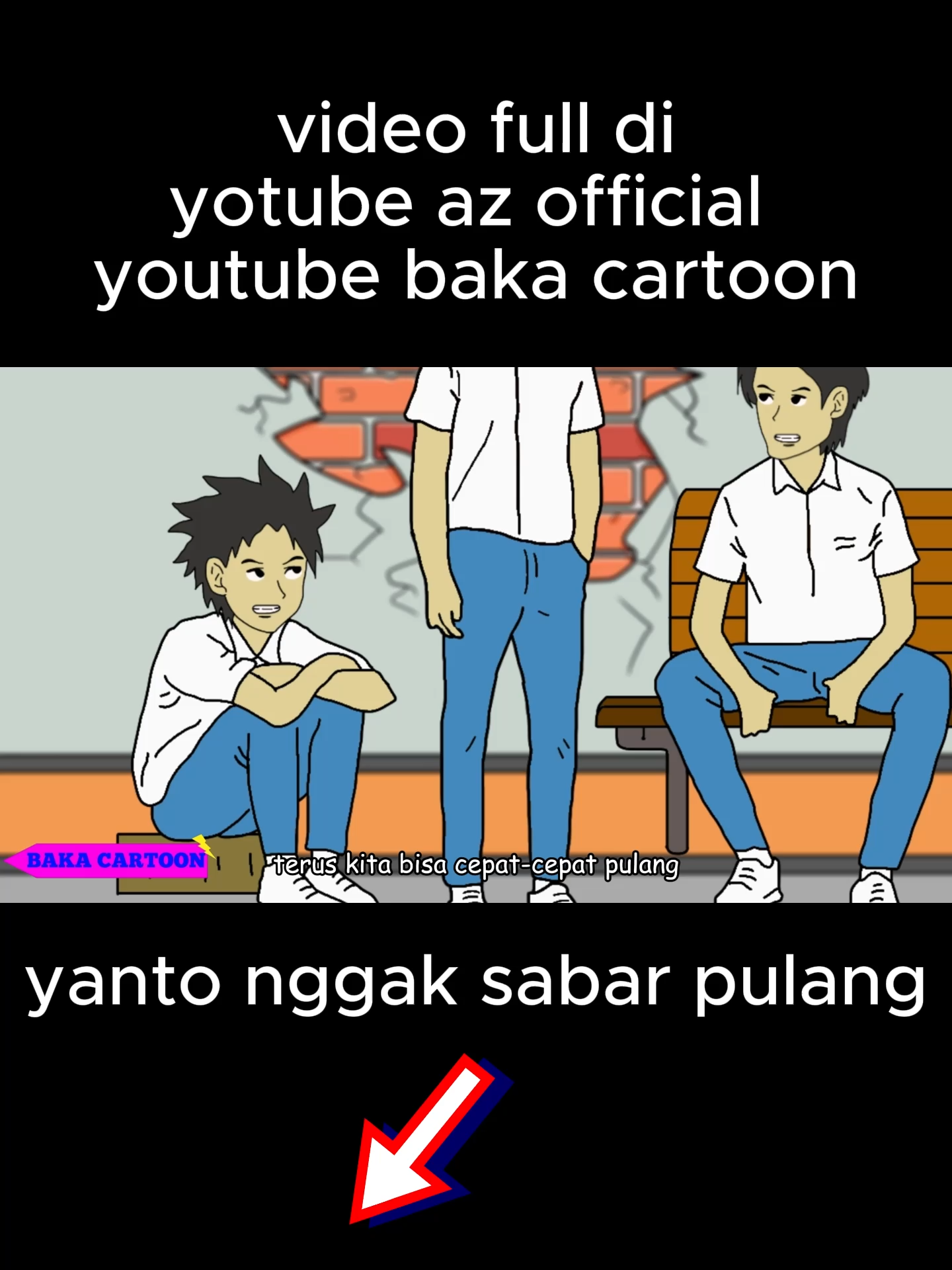 yanto nggak sabar pulang - animasi sekolah #animasi #animasilucu #animasisekolah #drama #viral #fypシ゚ #lucu #bakacartoon