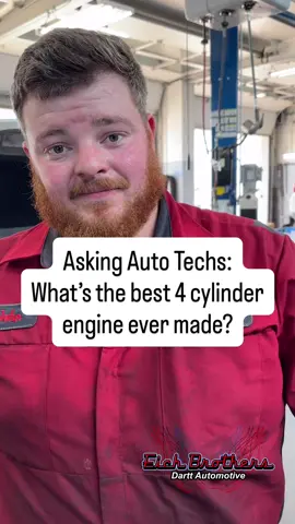 What’s the best 4 cylinder engine ever made? #mechanic #autotech #autorepair #carrepair #evansville #shoplife #shoptalk #automotive 