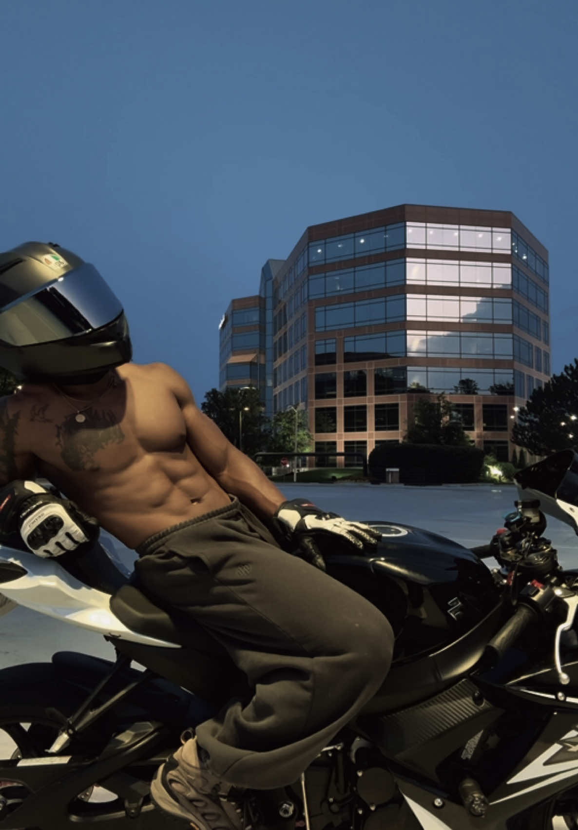 Just me, the bike, and maybe you ❤️‍🔥 #motorcycle #BookTok #fyp #biker #bikersoftiktok #thirsttrap #biketok #masked #maskedmen 