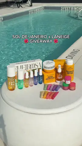 ☀️🌺SOL DE JANEIRO X LANEIGE #GIVEAWAY🌺☀️ Want to score some summer-ready lip & body care goodies? TWO lucky winners will receive a prize package featuring @laneige_us lip essentials, including the NEW Rainbow Sherbet Lip Sleeping Mask + the entire Lip Glowy Balm Collection, plus @Sol de Janeiro favs including the NEW Cheirosa 39 Mist + Mist Discovery Set - a prize package worth $480+! HOW TO ENTER: 👀 FOLLOW @soldejaneiro + @laneige_us 💖 
